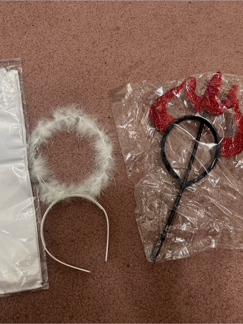 New costume set angst devil accessories costume festival rave raver Halloween ha